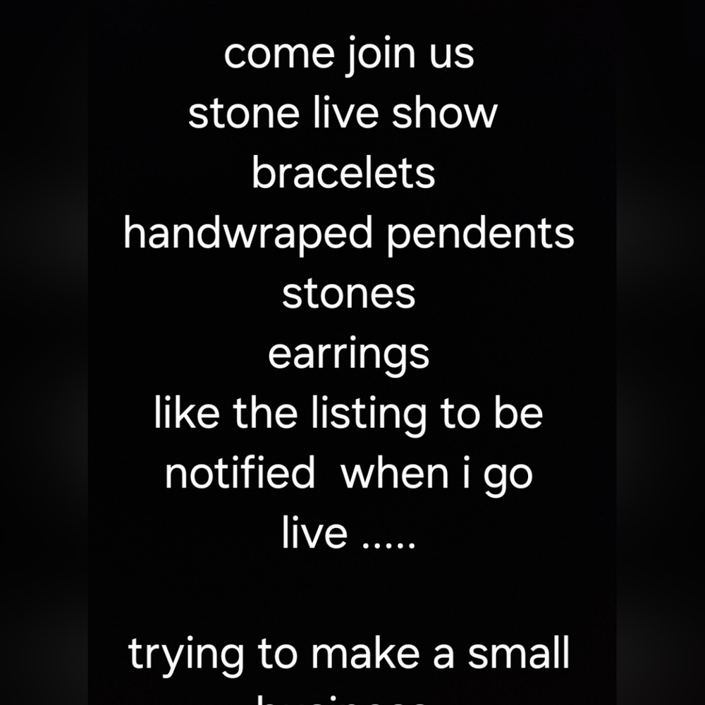 Stone Bracelets and Earrings and pendents